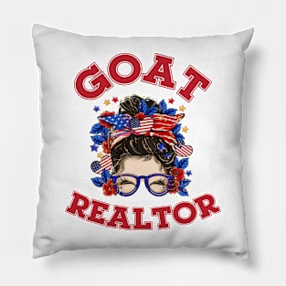 Greatest of All Time Realtor Pillow