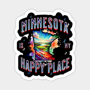 Minnesota is my Happy Place Magnet