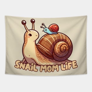 Parenting snail Tapestry