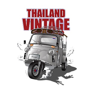 Thailand vintage steel car frog tuk-tuk in Trang southern Thailand T-Shirt