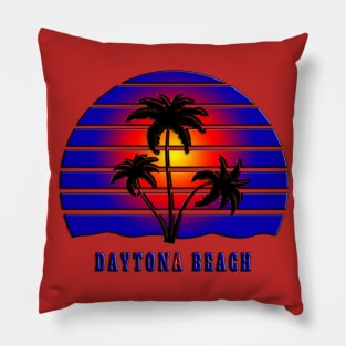 Daytona Beach Florida Vacation Souvenir Pillow