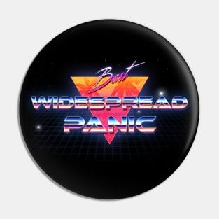 Widespread Panic Retro Crome Art Pin