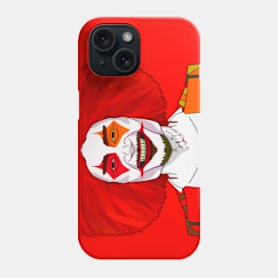 Festive Clown: Halloween-Themed Art Print Phone Case