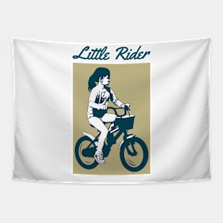 LITTLE RIDER, GIFT FOR WHO LOVES BICYCLES Tapestry