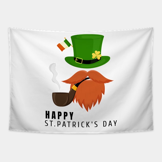 HAPPY ST PATRICKS DAY Tapestry by Dieowl