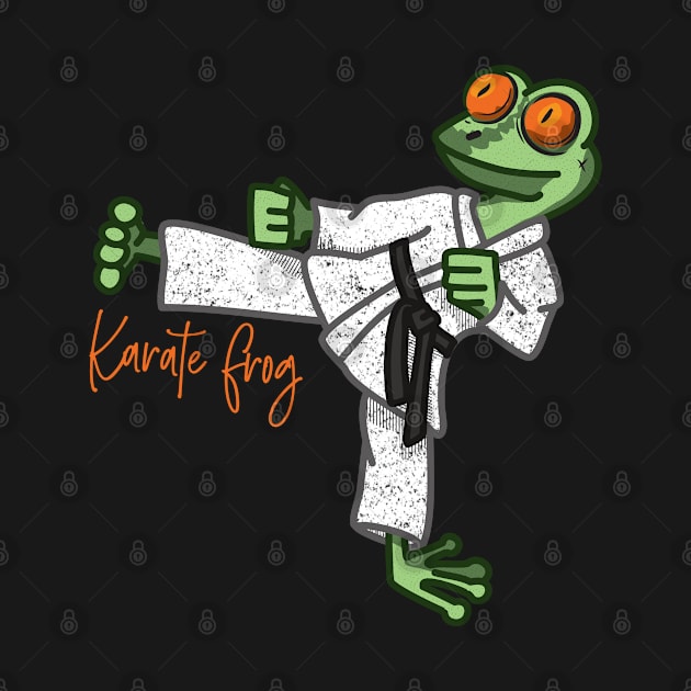 Karate frog by InnerYou