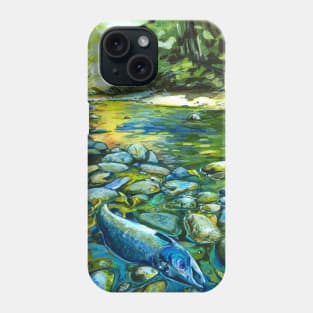 salmon spawn Phone Case