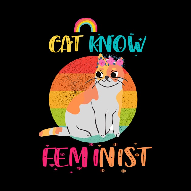 Cat Know Feminist by 29 hour design