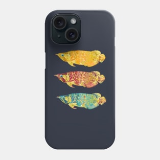 Trio of Arowana Fish Phone Case