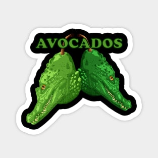 Avocados - A Handsome Pair of Alligator Pears Magnet