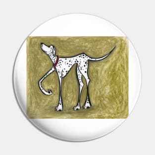 Spotty dog Pin