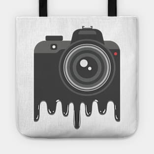 Melted Camera - Travel & Photograph Globe for Photographers T-Shirt Tote