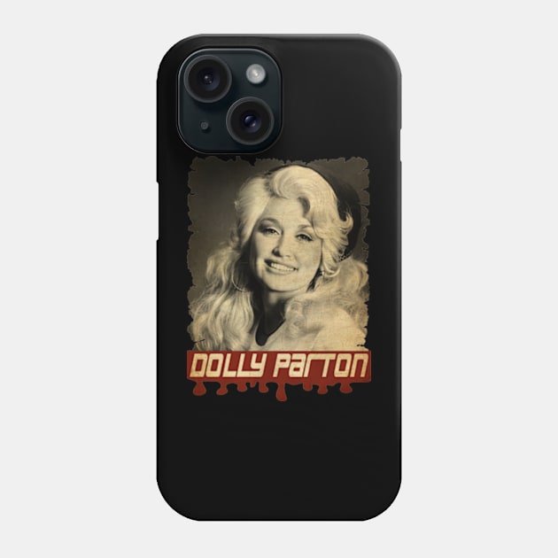 Dolly Parton Vintage Phone Case by Teling Balak