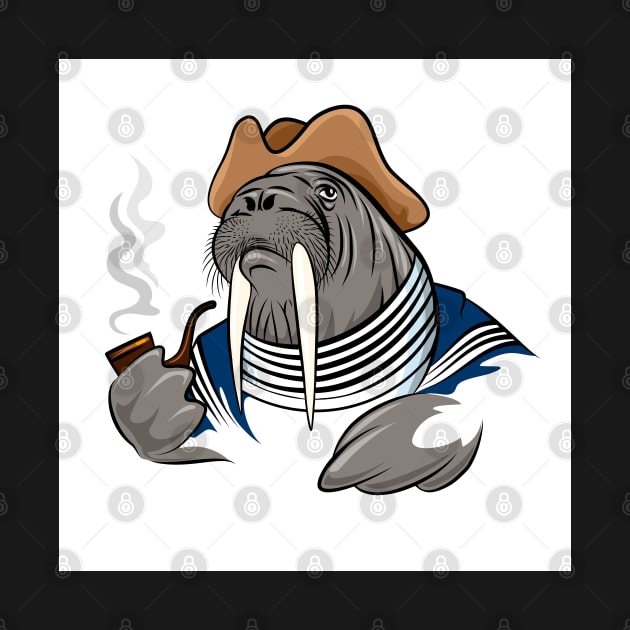 Smoking Walrus by devaleta