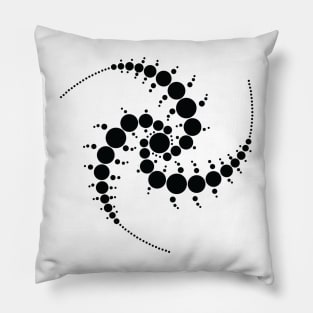 Triple Spiral Crop Circle Pillow