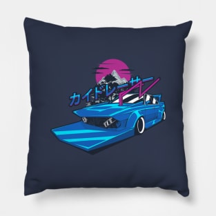 Blue Kaido Racer Bosuzoku Pillow