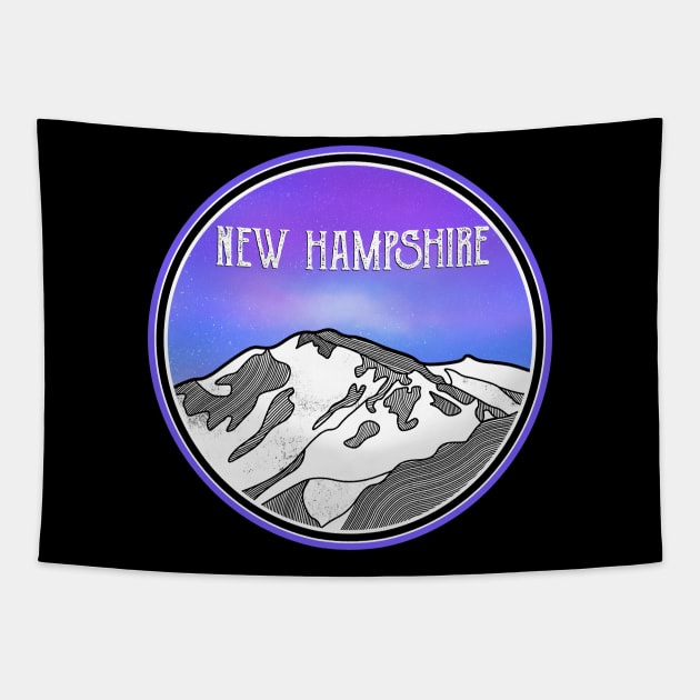 Mountains New Hampshire Tapestry by mailboxdisco