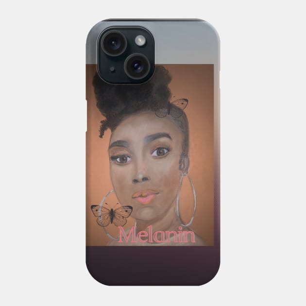 Melanin Phone Case by Morrisey Lee T’s 