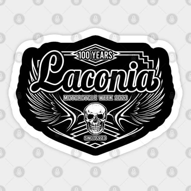 LA Skull - La Coka Nostra - Sticker