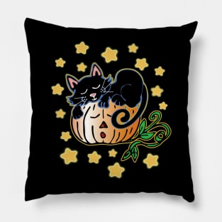 Halloween Black Cat Pillow