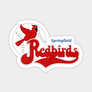 Retro Springfield Redbirds Baseball 1987 Magnet
