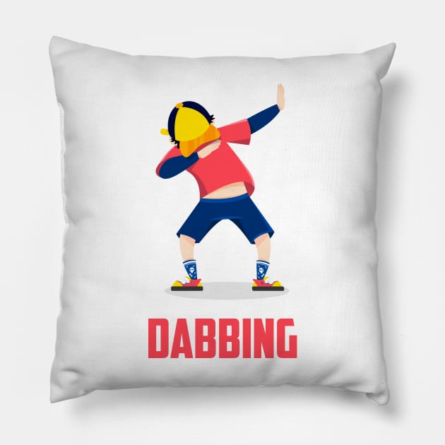 Dabbing Pillow by ron_afghan