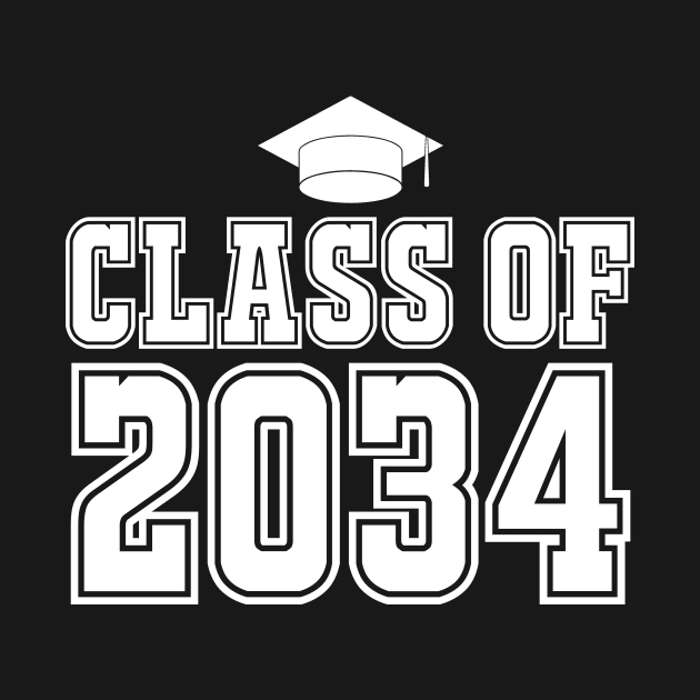 Class Of 2034 Graduation for Kids and Parents by CasperX10