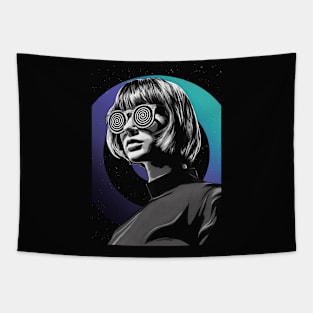 Galactic Portrait Tapestry