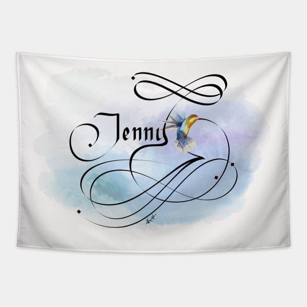 Jenny female name Tapestry by AhMath