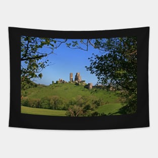 Corfe's Been Framed Tapestry