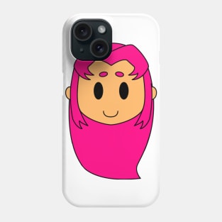 Chibi Starfire Head Phone Case