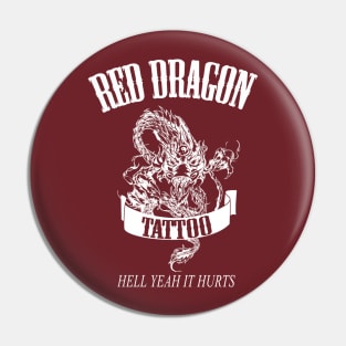 Red Dragon Tattoo Pin