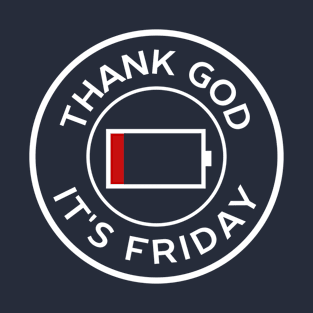 Minimal thank god it’s friday T-Shirt