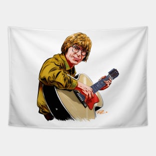 John Denver - An illustration by Paul Cemmick Tapestry