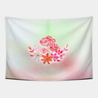 Floral pastel composition Tapestry