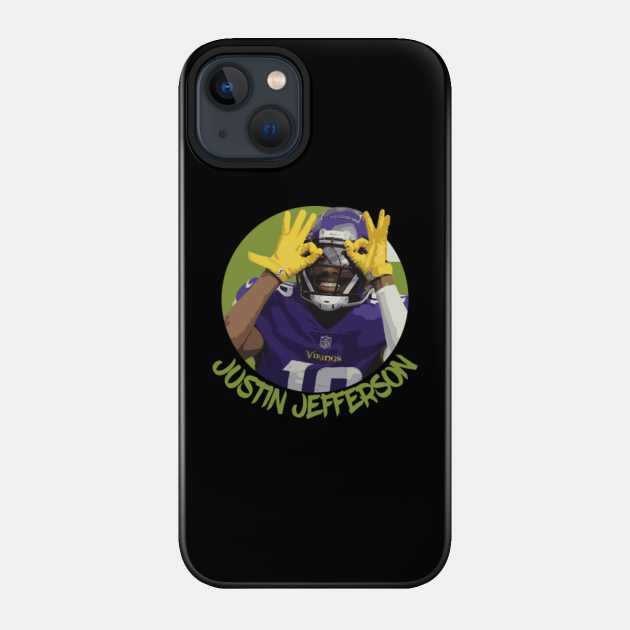 Justin Jefferson // football wide receiver \\ designs - Justin Jefferson - Phone Case