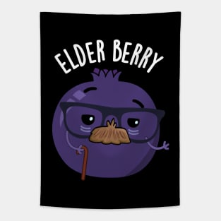 Elder-berry Funny Fruit Puns Tapestry