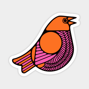 Pink Bird Magnet