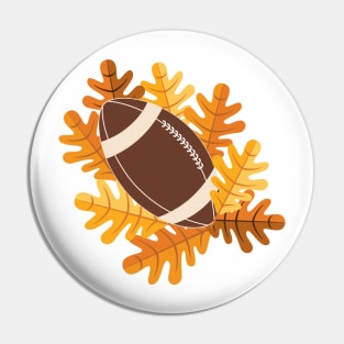 Football Wreath Pin