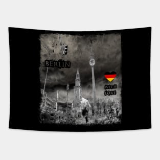 Berlin with love Tapestry