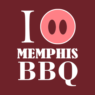 I Love Memphis BBQ T-Shirt