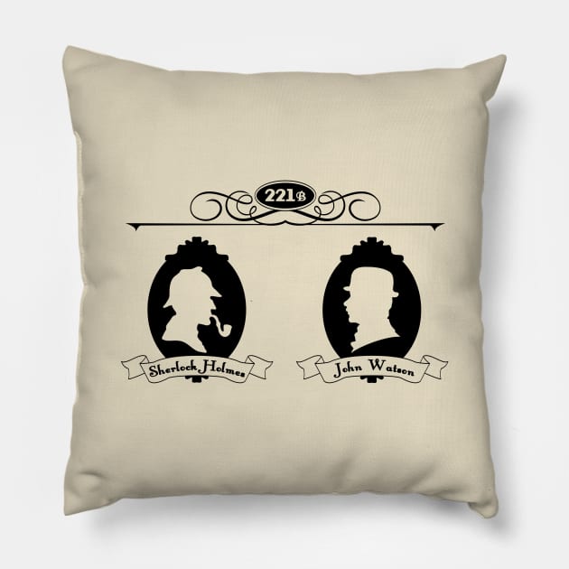 The Detective and the Doctor Pillow by Kaztiel