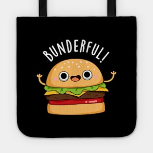 Bunderful Cute Burger Bun Pun Tote