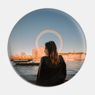 London Eye Portrait - London Pin