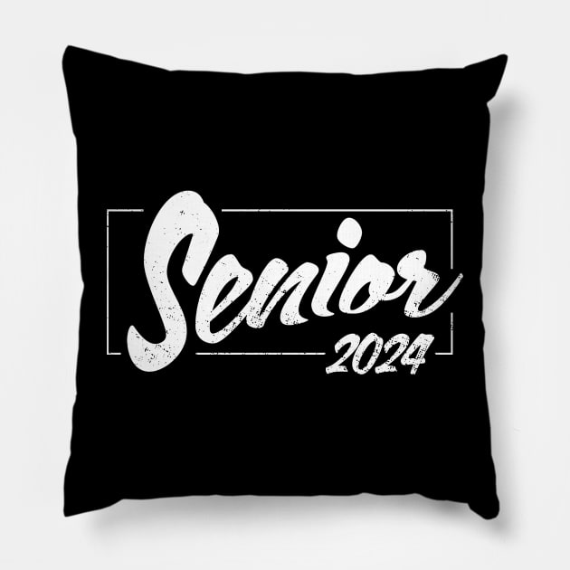 senior-2024 Pillow by Tamsin Coleart