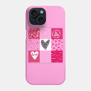 Valentine's Day Lovers Colorful Design Phone Case