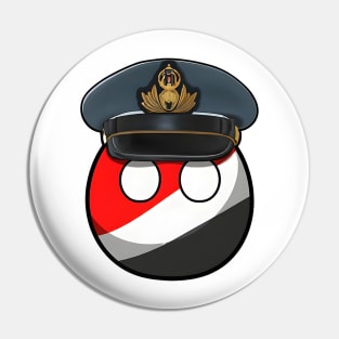 Sealand Polandball Countryball Design Pin