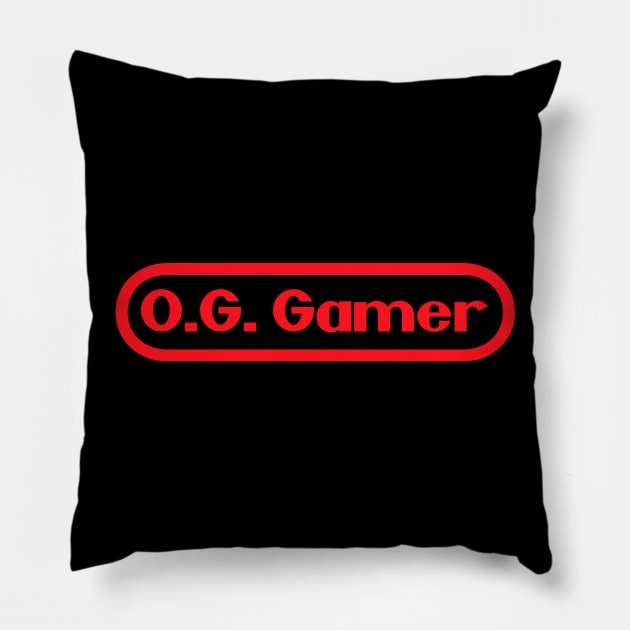 OG Video Gamer Pillow by PopCultureShirts