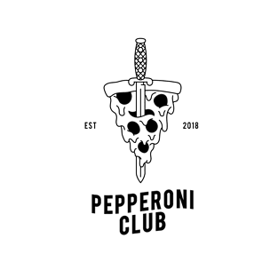 Pepperoni Pizza Club Graphic T-Shirt