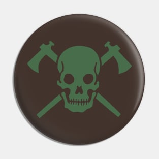 Skull Tomahawk Pin